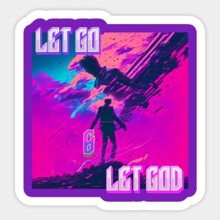 Let go and Let God Sticker